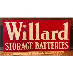 WILLARD BATTERIES DST SIGN