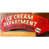 Image 1 : BORDENS ICE CREAM CARDBOARD DS SIGN - 40"