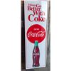 Image 1 : COCA-COLA SST EMBOSSED SIGN