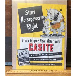 CASITE DISPLAY POSTER - START HORSEPOWER RIGHT