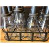 Image 2 : WHITE ROSE REPRO OIL BOTTLE RACK WITH WIRE CARRIER & BOTTLES