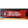 Image 1 : PEPSI-COLA SST SIGN - NEW STOCK