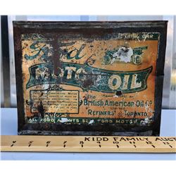 BRITISH AMERICAN OIL CAN FOR FORD PRODUCTS