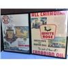 Image 1 : GR OF 2, FRAMED WHITE ROSE VINTAGE ADVERTISING ITEMS
