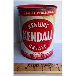 KENDALL GREASE TUB - 5 LB SIZE