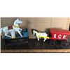 Image 2 : GROUP OF 2 CAST TOYS INCL. TRICK PONY BANK
