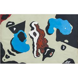 Jean (Hans) Arp French-German Dadaist Oil Canvas