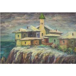 Jean Puy French Fauvist Oil on Board Landscape