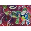 Image 1 : Karel Appel Dutch Abstract Gouache on Paper