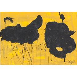 Robert Motherwell American Abstract Oil on Canvas