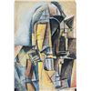 Image 1 : Judin Lew Russian Suprematist Gouache on Paper