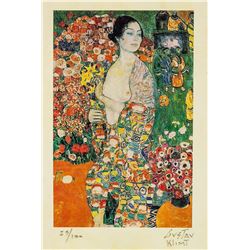 Gustav Klimt Austrian Nouveau Signed Litho 25/100