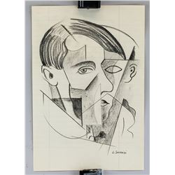 Gino Severini Italian Futurist Pencil on Paper