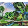 Image 3 : Auguste Herbin French Cubist Tempera Oil on Paper