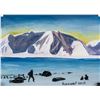 Image 1 : American Modernist Tempera Signed Illegibly RK-40