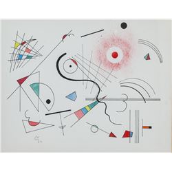 Wassily Kandinsky Russian Suprematist Mixed Signed