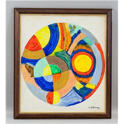 Robert Delaunay French Orphist Oil on Canvas