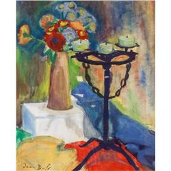 Jean Dufy French Art Deco Watercolor Paper