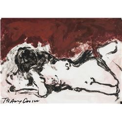 Tracy Emin British Mixed Media on Paper