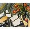 Image 3 : Oil Canvas Cubist Interior Scene Signed Illegibly