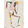 Image 1 : Varvara Stepanova Russian Constructivist Gouache