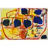 Image 1 : American Abstract Oil on Canvas Signed Illegibly