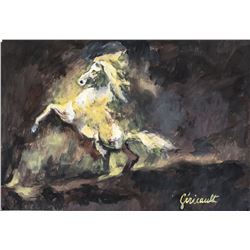 Theodore Gericault French Romanticist Oil Tempera