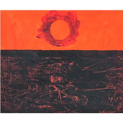 Max Ernst German Surrealist Oil on Canvas