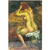 Image 1 : French Impressionist Tempera Paper Signed Renoir