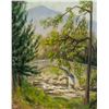 Image 1 : Oil on Board Landscape Signed Crosbee 1932