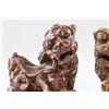 Image 2 : 3 Assorted Chinese Hardstone Carved Fu Dog Seals