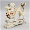 Image 2 : Chinese Hardstone Carved Dragon with Stand
