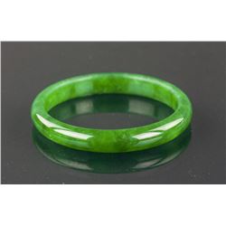 Burma Grade AAA Green Jadeite Bangle GIA Cert