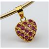 Image 2 : 18kt Gold Ruby (1ct) Pendant