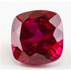 6.65 Ct Cushion Cut Red Ruby AGSL Certificate