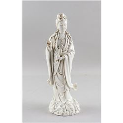 Chinese White Porcelain Guanyin Statue
