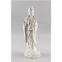 Chinese White Porcelain Guanyin Statue