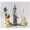 Image 3 : Three Assorted Chinese Porcelain Statues