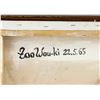 Image 7 : Oil on Canvas Abstract Signed Illegibly 22.5.65