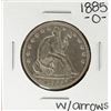 Image 1 : 1885-O w/ Arrows Seated Liberty Half Dollar Coin