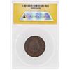 Image 2 : 1845 Spain-Catalonia Isabel II AE 3 Quartos Coin ANACS AU55
