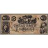 Image 1 : 1800's $100 Canal Bank of New Orleans Obsolete Bank Note