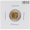 Image 1 : 1852 $1 Liberty Head Gold Dollar Coin