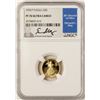 Image 1 : 1993-P $5 American Gold Eagle Proof Coin NGC PF70 W/Edmund C. Moy Signature