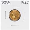 Image 1 : 1927 $2 1/2 Indian Head Quarter Eagle Gold Coin