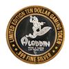 Image 1 : .999 Silver Aladdin Resort Casino $10 Casino Limited Edition Gaming Token