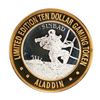 Image 2 : .999 Silver Aladdin Resort Casino $10 Casino Limited Edition Gaming Token
