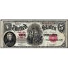 Image 1 : 1907 $5 Woodchopper Legal Tender Note