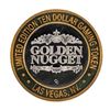 Image 2 : .999 Silver Golden Nugget Las Vegas $10 Limited Edition Casino Gaming Token