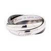 Image 1 : Cartier 18KT White Gold and Ceramic Rolling Ring